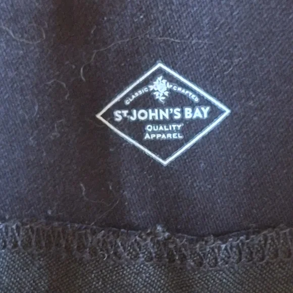 St John's Bay Black Elastic Waistband Capri Pants - Picture 10 of 13